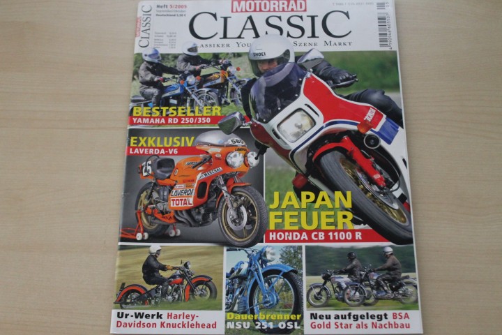 Deckblatt Motorrad Classic (05/2005)